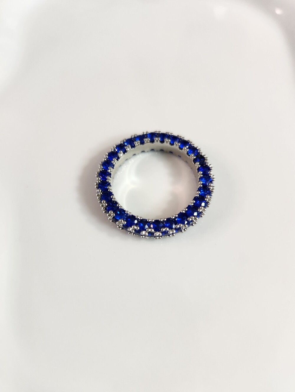 Royal Blue Stacking Band, Rings For Women